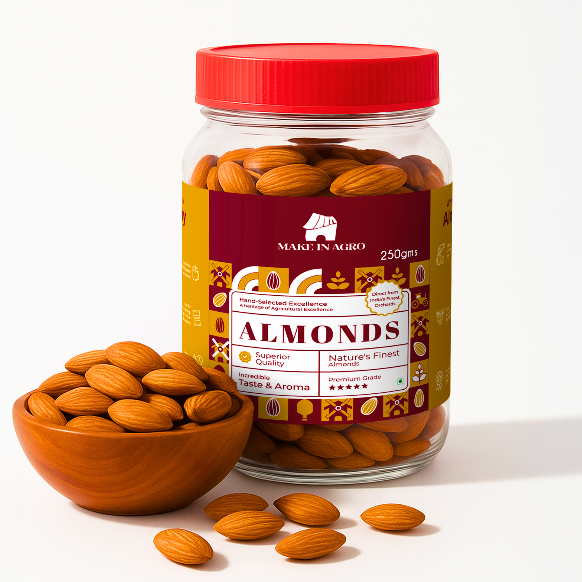 Buy Premium Almonds Online – 100% Natural & Healthy 250g