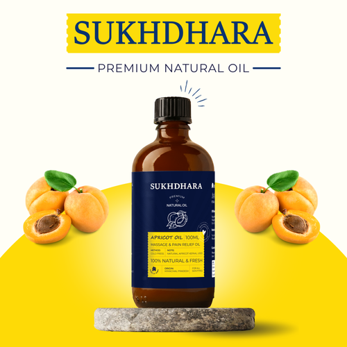 Sukhdhara Apricot Oil for Massage & Pain Relief | 100ml